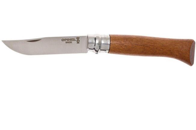 Image for Opinel pocket knife No. 8 Luxury Range, stainless steel, walnut wood