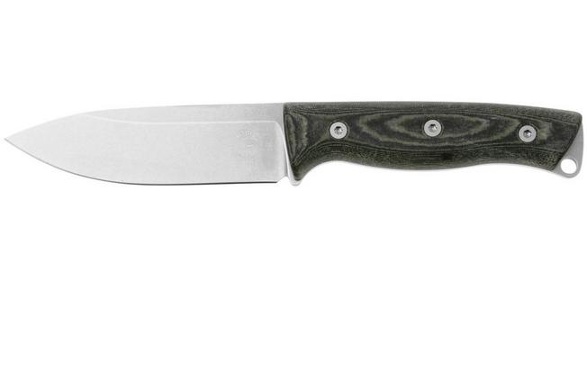 Image pour White River Knives Ursus 45 MagnaCut Black & OD Green Linen Micarta couteau de bushcraft