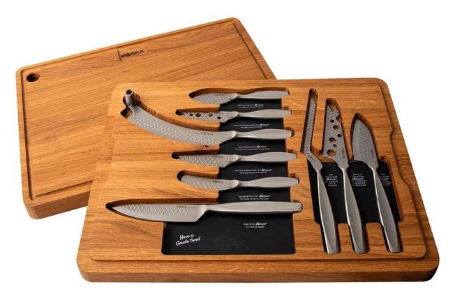 Image for Boska Monaco+ Ultimate Charcuterie Set 307200, oak wood charcuterie board, set of 11