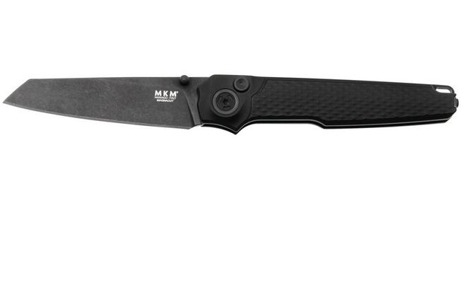 Image for MKM Miura Black Aluminium, Black MI-ABKB pocket knife, Simone Tonolli design