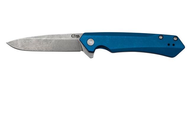 Afbeelding voor Case Kinzua Spearpoint, Blue Anodized Aluminum, S35VN, 64660 zakmes