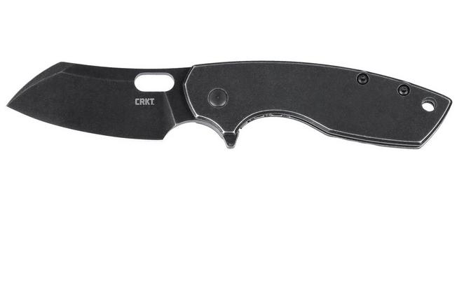 Image for CRKT Pilar Large, Black pocket knife, Jesper Voxnaes design