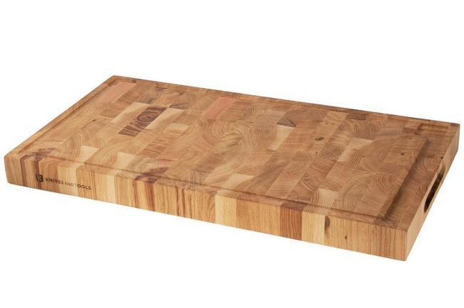 Image for Knivesandtools End Grain Cutting Board P008-5430 oak wood, 54 x 30 cm