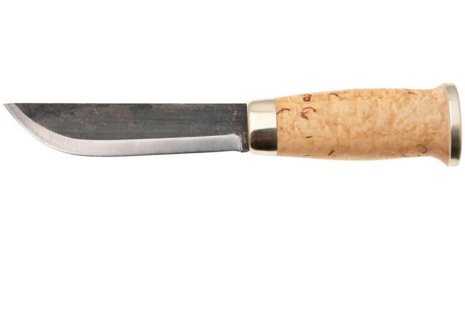 Obraz dla Nóż z głownią stałą Marttiini Hiilileuku 240012 Carbon Steel, Curly Birch