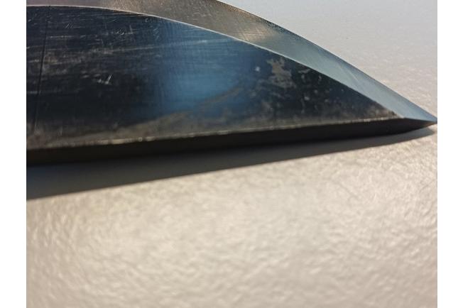 Obraz dla Nóż z głownią stałą Marttiini Hiilileuku 240012 Carbon Steel, Curly Birch