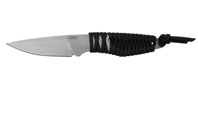 Immagine per ANV Knives P100 Sleipner, Grey Paracord, P100-003, Black Kydex Sheath, coltello da collo