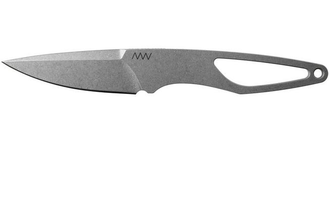 Image for ANV P100 N690, No Paracord P100-001, Black Kydex Sheath, neck knife