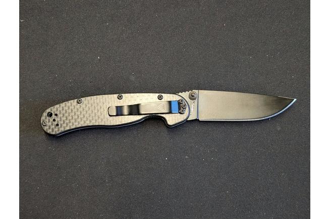 Afbeelding voor Ontario RAT-2 D2 carbonfiber, plain edge zwart, 8834