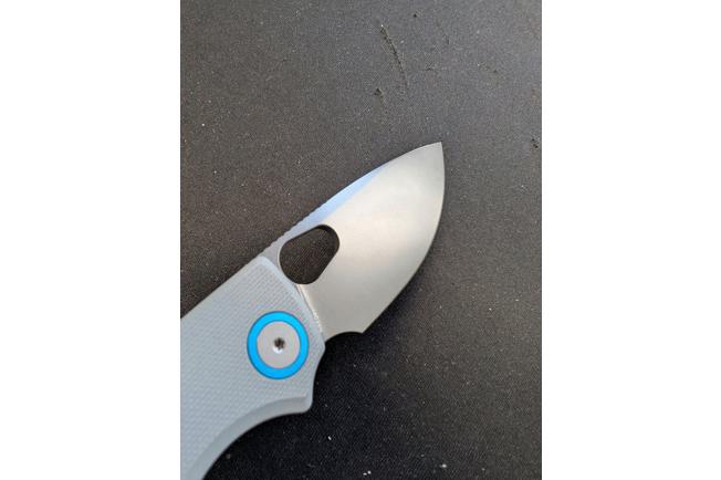 Afbeelding voor Vosteed Porcupine A2607 Gray PVD 14C28N, Gray G10, zakmes, Yue Dong design