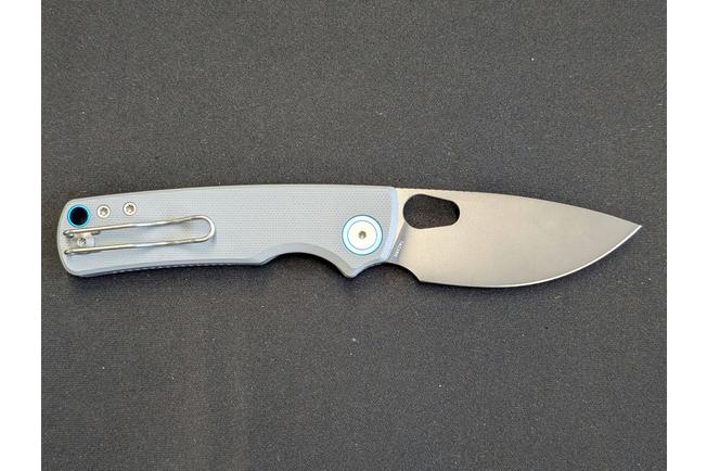 Afbeelding voor Vosteed Porcupine A2607 Gray PVD 14C28N, Gray G10, zakmes, Yue Dong design