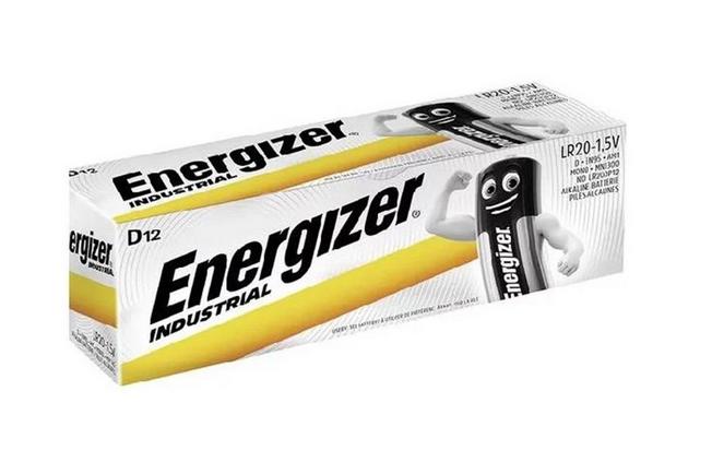 Image for Energizer Industrial Alkaline D-LR20 Mono, batteries, 12 pcs