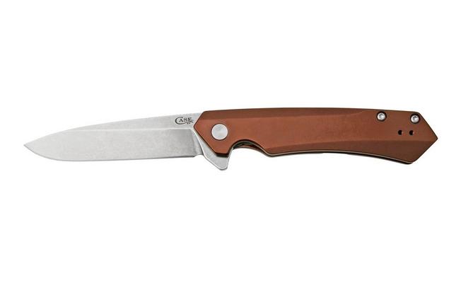 Afbeelding voor Case The Kinzua, Brown Anodized Aluminum, Spearpoint S35VN, 64692 zakmes