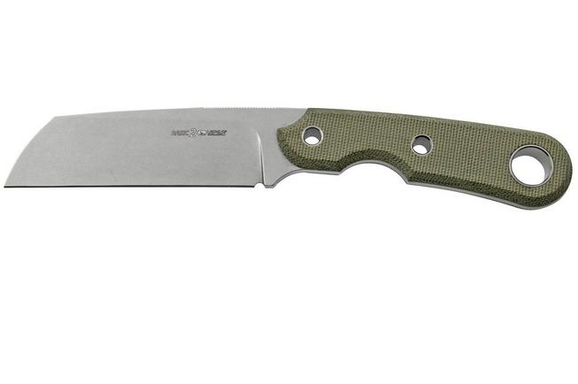 Image pour Viper Basic 2 VT4032CG D2 Sheepsfoot Stonewashed, Green Canvas Micarta, couteau à lame fixe