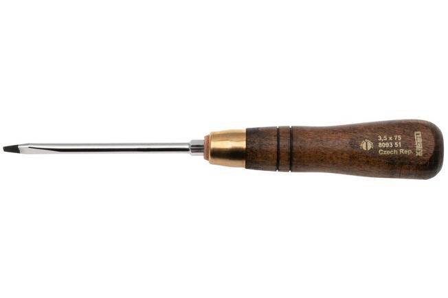 Obraz dla Śrubokręt płaski Narex Wood Line PLUS 809351, 3,5x75 mm