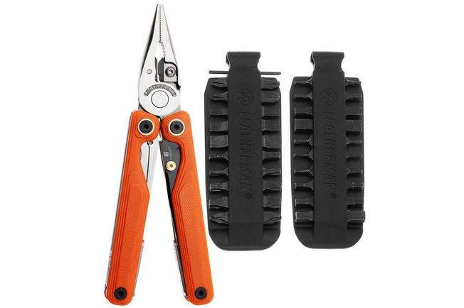 Bild für Leatherman Wave Alpha Canyonland Bundle EU300166 Black DLC MagnaCut, Orange G10, Multitool mit Bit Kit 931014, Set