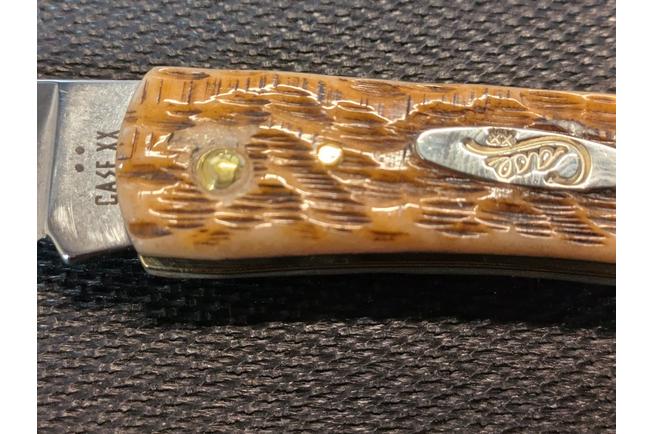 Imagen para Case Sod Buster Jr Amber Jigged Bone, 245 6137 SS navaja