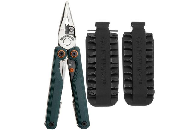 Image pour Leatherman Wave Alpha Cascadia Bundle EU300165 Black DLC MagnaCut, Green G10, multitool avec Bit Kit 931014
