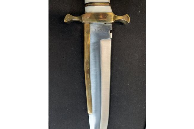 Image pour Rough Ryder Stacked Leather Bowie RR2203 couteau fixe