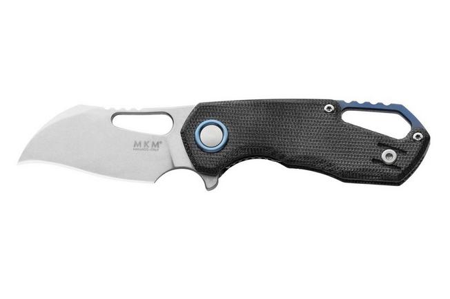 Afbeelding voor MKM Isonzo FX03M-1BC Hawkbill M390, Black Canvas Micarta zakmes, Jesper Voxnaes design