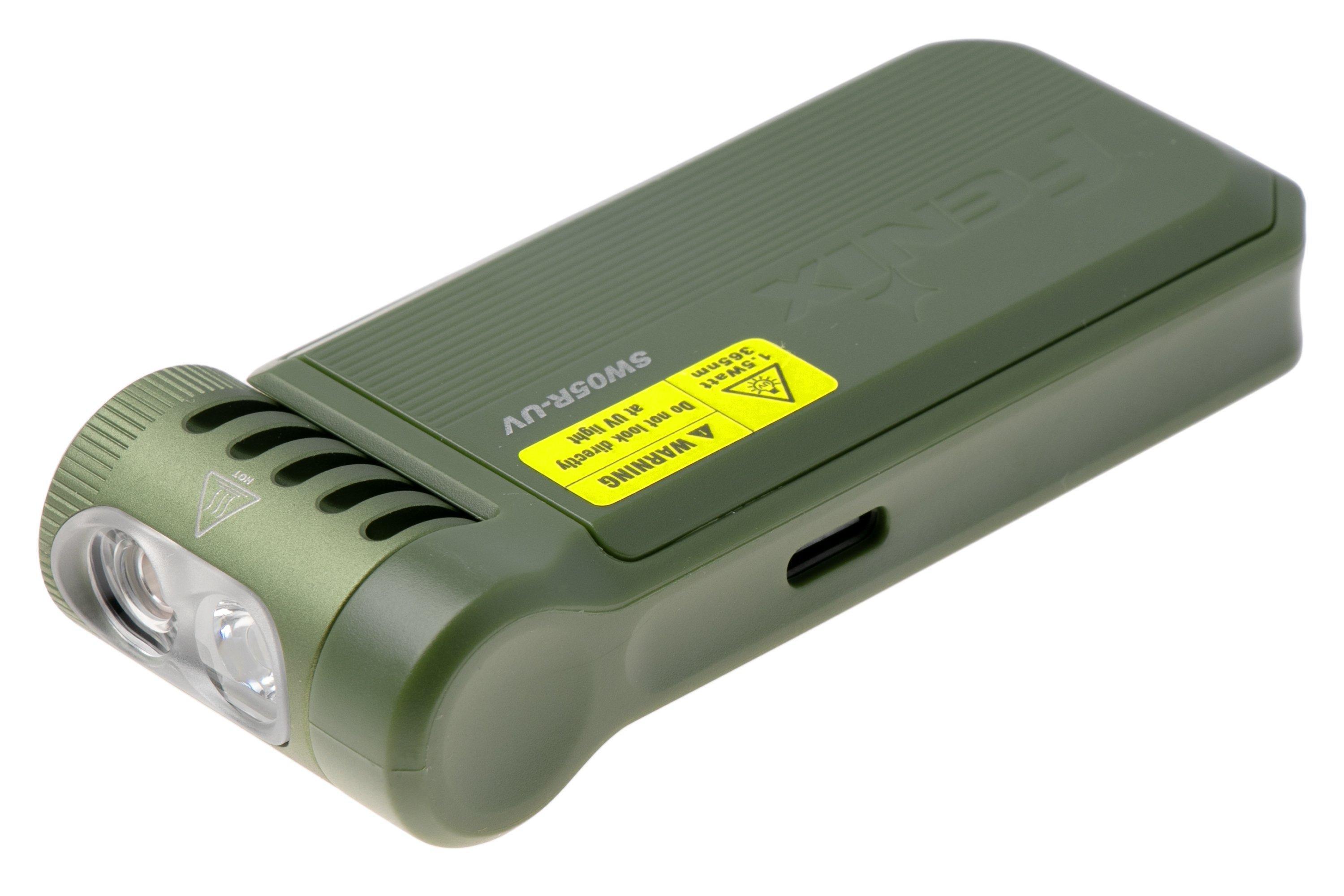 Fenix SW05R-UV-SG Clip-on zaklamp, 150 lumen | Voordelig kopen bij