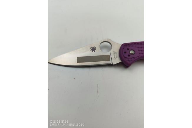 Afbeelding voor Spyderco Delica 4 Purple C11FPPR zakmes