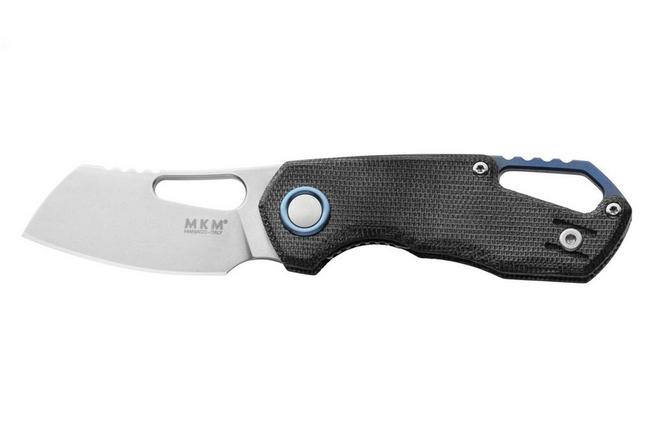 Afbeelding voor MKM Isonzo FX03M-2BC Cleaver M390, Black Canvas Micarta zakmes, Jesper Voxnaes design