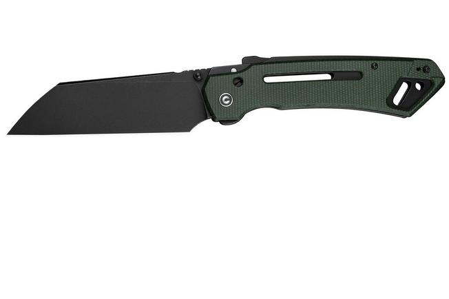 Afbeelding voor Civivi Buster FG C24052-3 Blackwashed Nitro-V, Green Micarta, zakmes, Snecx Tan design