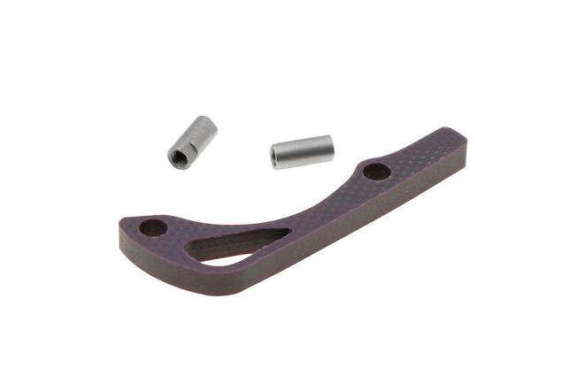 Afbeelding voor Flytanium Benchmade Mini Bugout Backspacer FLY-956 Purple G10