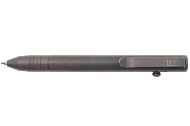 Image pour Big Idea Design Base Line Bolt Action Pen BS-BA-SW Stonewashed Titanium, stylo everyday carry