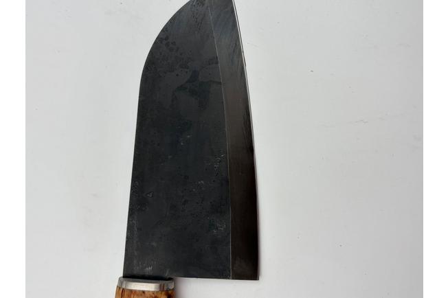 Afbeelding voor Roselli Small Chef Knife R700 Carbon Steel, Curly Birch, santokumes, 13.5 cm