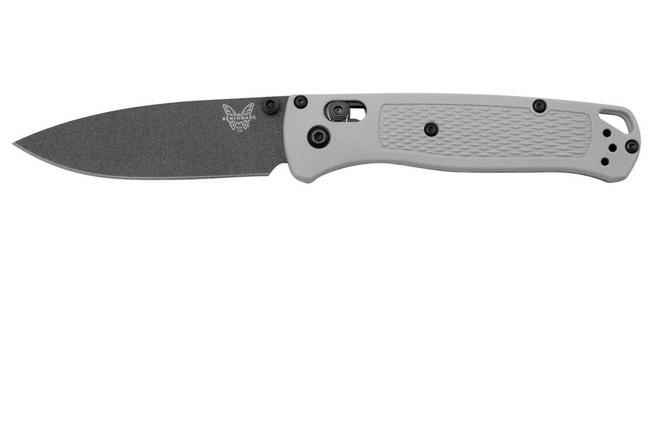 Image for Benchmade Bugout 535BK-08 Storm Gray Grivory, Dark Gray Cerakote pocket knife