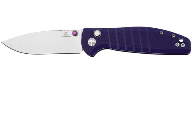 Image pour Bestechman Goodboy Jr BMK10C D2, Purple G10 couteau de poche, Keanu design
