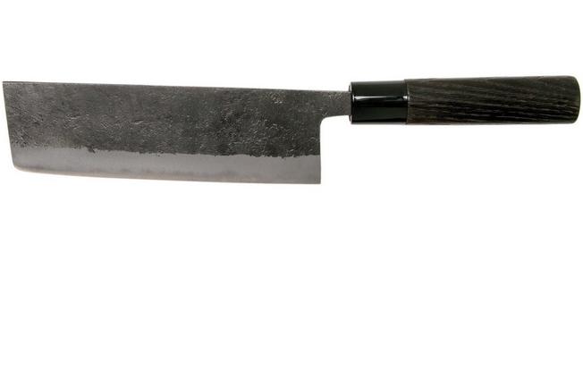 Image for Munetoshi Nashiji Black Nakiri 16.5cm