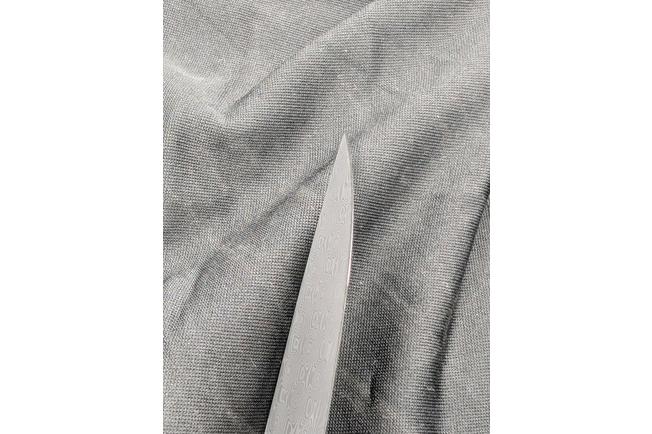 Image pour Kansept Hinterland K1057A3 Damascus, Blackwashed Titanium, Copper Carbon Fiber, couteau de poche, Morgan Koens design