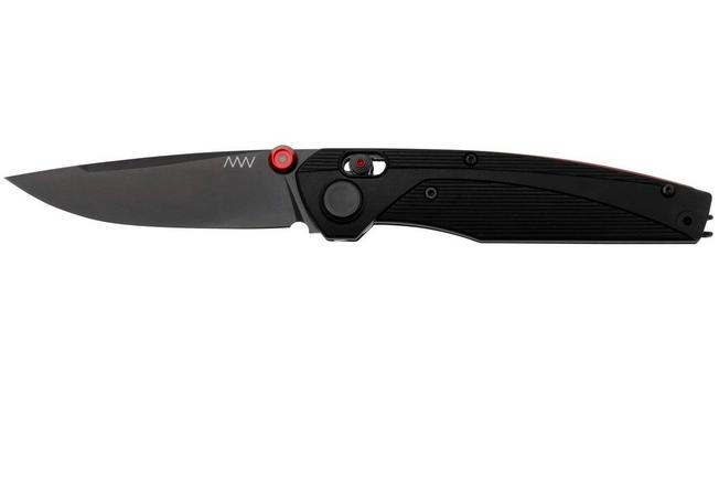 Afbeelding voor ANV Knives A100, Elmax, DLC, Alock, GRN Black ANVA100-016 zakmes