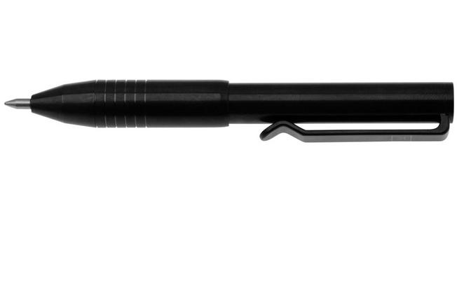 Image for Big Idea Design Ti Pocket Pro Pen TI-PP-BK Antique Black Titanium, auto-adjusting everyday carry pen