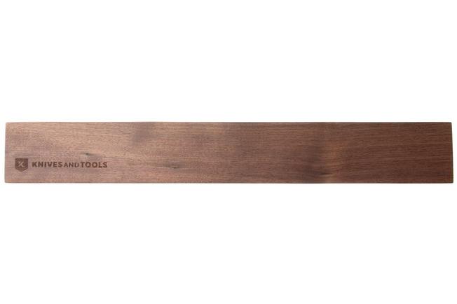 Afbeelding voor Knivesandtools Magnetic Knife Strip MKH106-40 Walnut, messenmagneetstrip, 40 cm