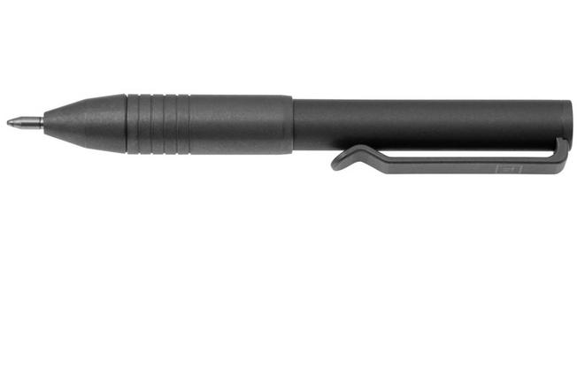 Image pour Big Idea Design Ti Pocket Pro Pen TI-PP-SW Stonewashed Titanium, stylo everyday carry auto ajustable