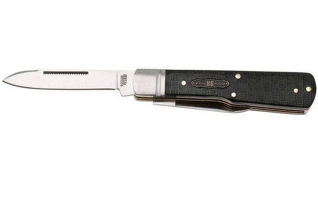 Bild für Rough Ryder Black Reserve Gunstock RR2570, Satin 440A, Textured Pakkawood, Taschenmesser