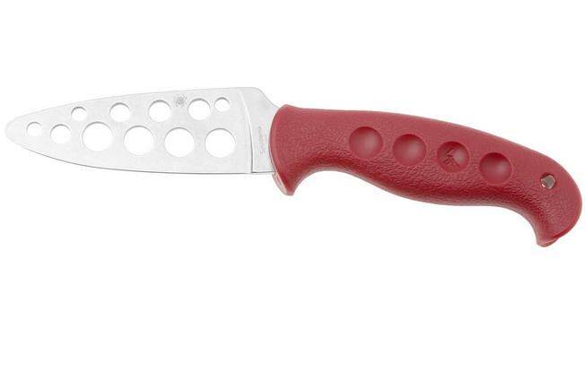 Image for Spyderco Temperance Trainer FB05TRD, Red FRN trainer knife, Sal Glesser design