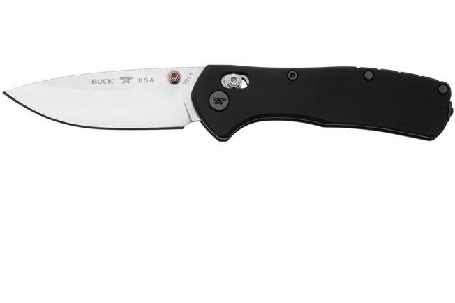 Obraz dla Nóż składany Buck 791 Range Elite 0791BKS Satin MagnaCut, Black Aluminum