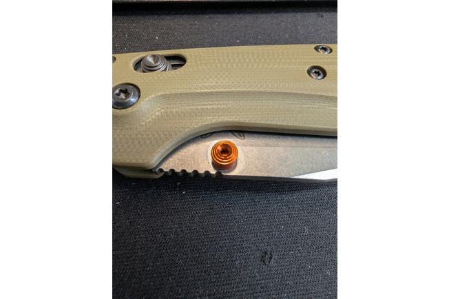 Afbeelding voor Benchmade Taggedout 15536, CPM-S45VN, OD Green G10, jachtzakmes