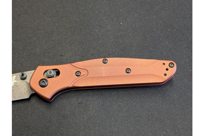 Image pour Benchmade 940BK-03 Osborne, DLC Battlewash CPM MagnaCut, Burnt Copper Aluminum couteau de poche, Warren Osborne design