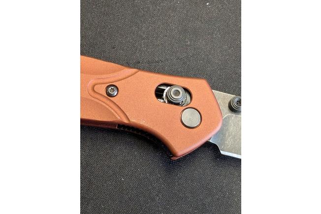 Image pour Benchmade 940BK-03 Osborne, DLC Battlewash CPM MagnaCut, Burnt Copper Aluminum couteau de poche, Warren Osborne design