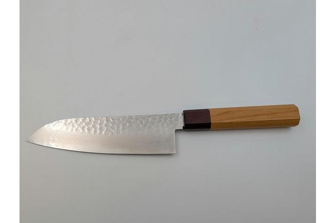 Image pour Sakai Takayuki santoku 33-Layer Damascus Hammered WA 17 cm