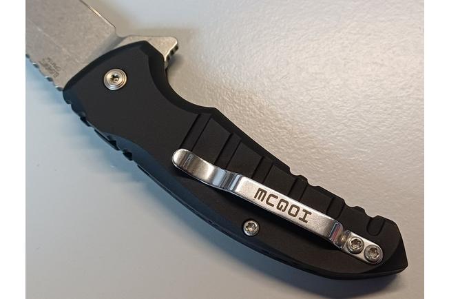 Afbeelding voor Hogue X1 Microflip Black Droppoint zakmes 24170, Allen Elishewitz design