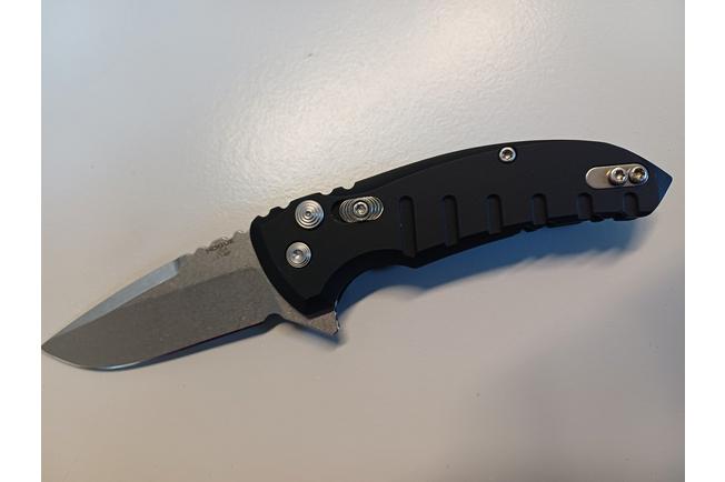 Afbeelding voor Hogue X1 Microflip Black Droppoint zakmes 24170, Allen Elishewitz design