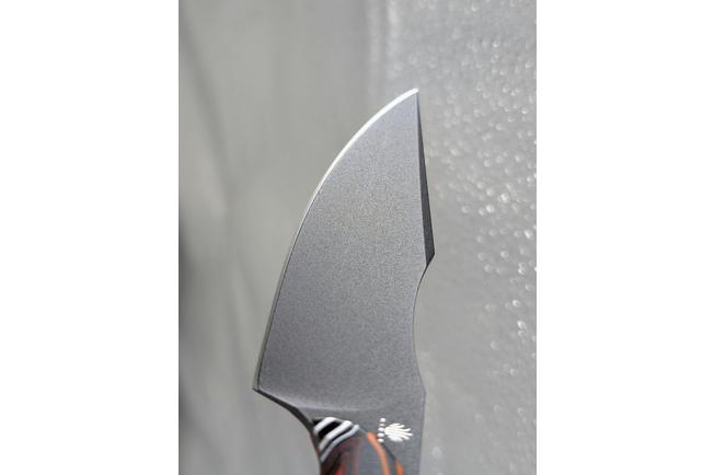 Afbeelding voor Kizer Harpoon Mini 1040S6 Black CPM 3V, G-Mascus, vaststaand mes, Maverick Customs design