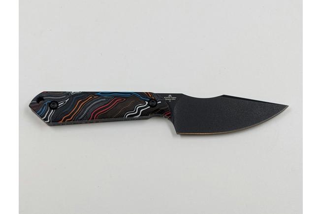 Afbeelding voor Kizer Harpoon Mini 1040S6 Black CPM 3V, G-Mascus, vaststaand mes, Maverick Customs design