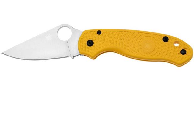 Image for Spyderco Para 3 Salt Lightweight CPM Magnacut C223PYL Yellow FRN, pocket knife